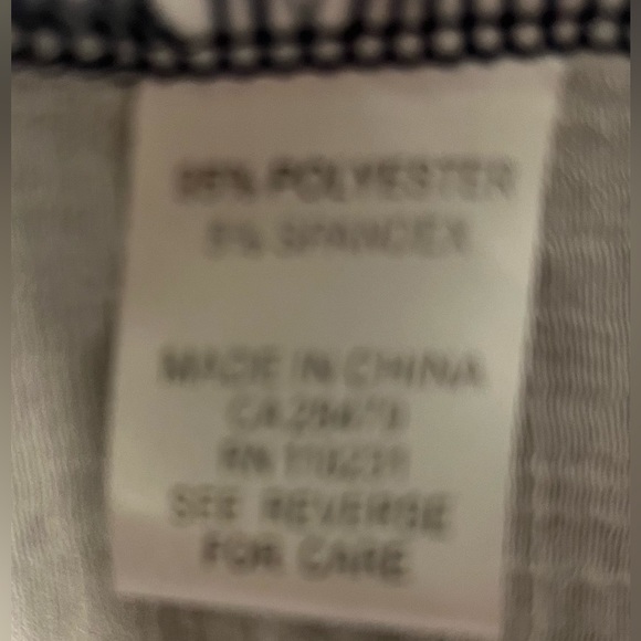 ***๐3 for $35./Beautiful Varuations navy & white material & sheer over lay. - Picture 4 of 4